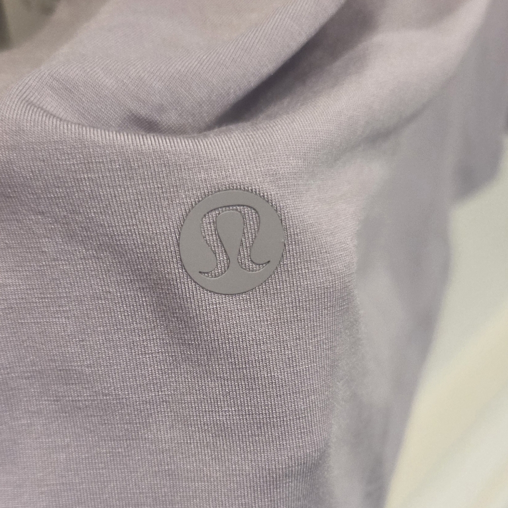 Lululemon Athletica Modal-Silk Side-Slit Tank- Grey Mauve - Picture 11 of 11
